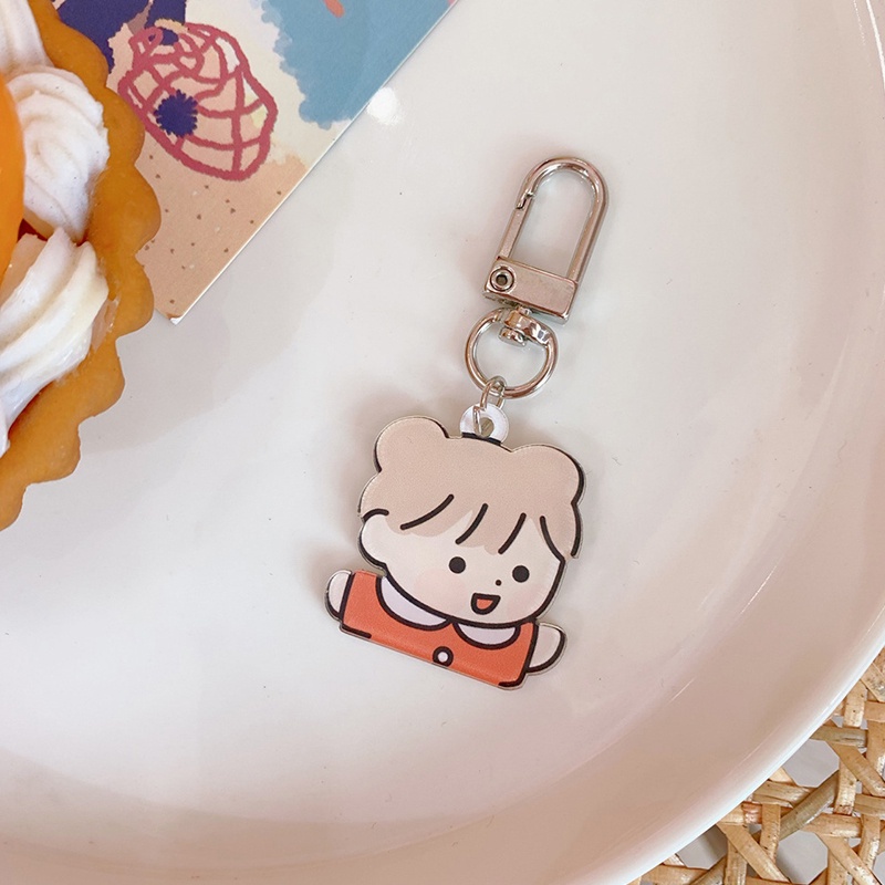 Móc khóa hình động vật dễ thương thời trang