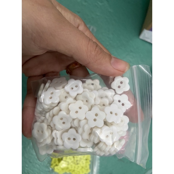 Set 10 Cúc cài áo/ Khuy áo hình bông hoa