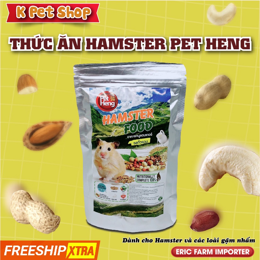 Thức Ăn Hamter Pet Heng Vị Đậu Tổng Hợp  FREE SHIP  Hamter Food Thức Ăn Sóc,Thỏ,Bọ,Chinchialla,Gặm Nhắm...