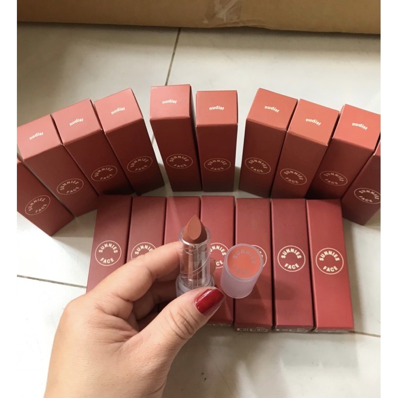 [Mã QUYESUN giảm 20k] Son lì Sunnies face Fluffmatte,son thỏi siêu mịn không khô môi (Freeship) | BigBuy360 - bigbuy360.vn