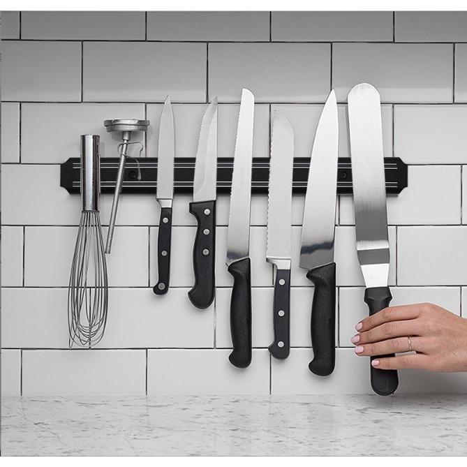 KDC - Giá nam châm treo dao sashimi và các dụng cụ nhà bếp, vật dụng kim loại, DIY