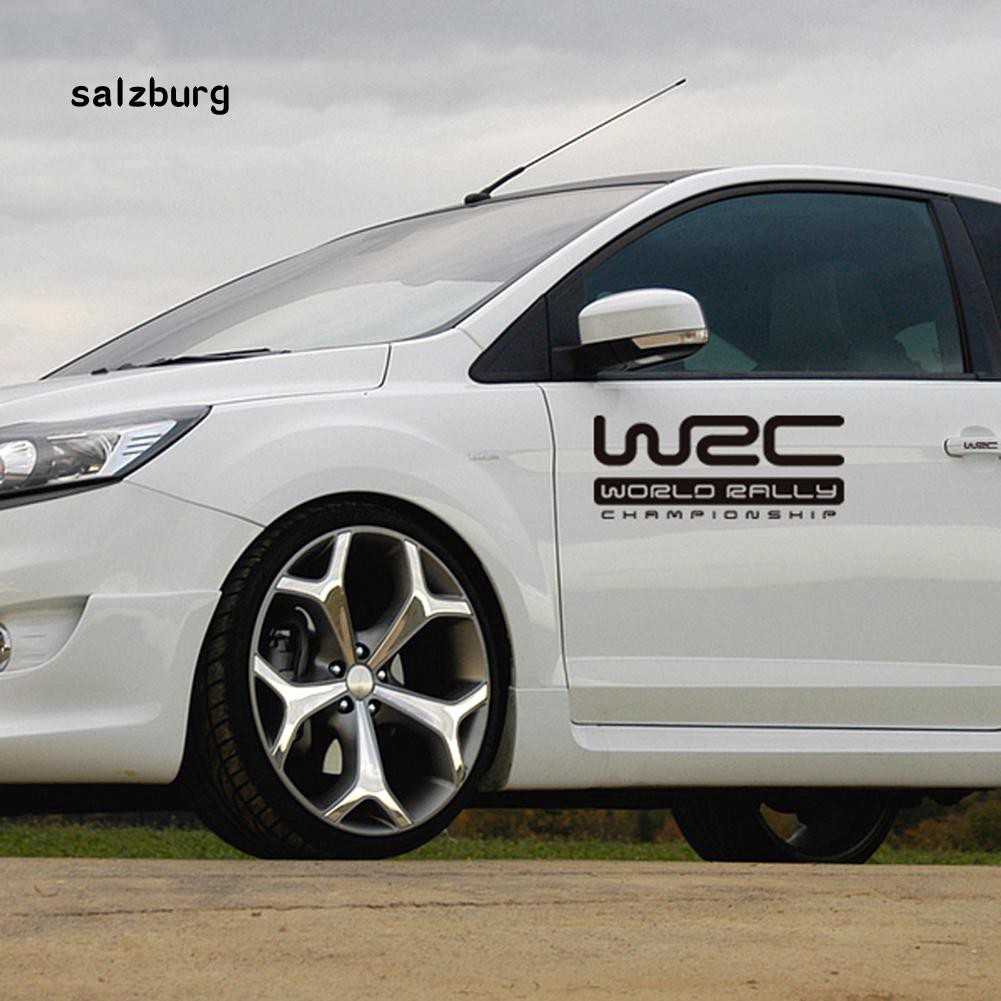 Miếng dán in chữ WRC World Rally Championship dành cho xe Ford Mazda