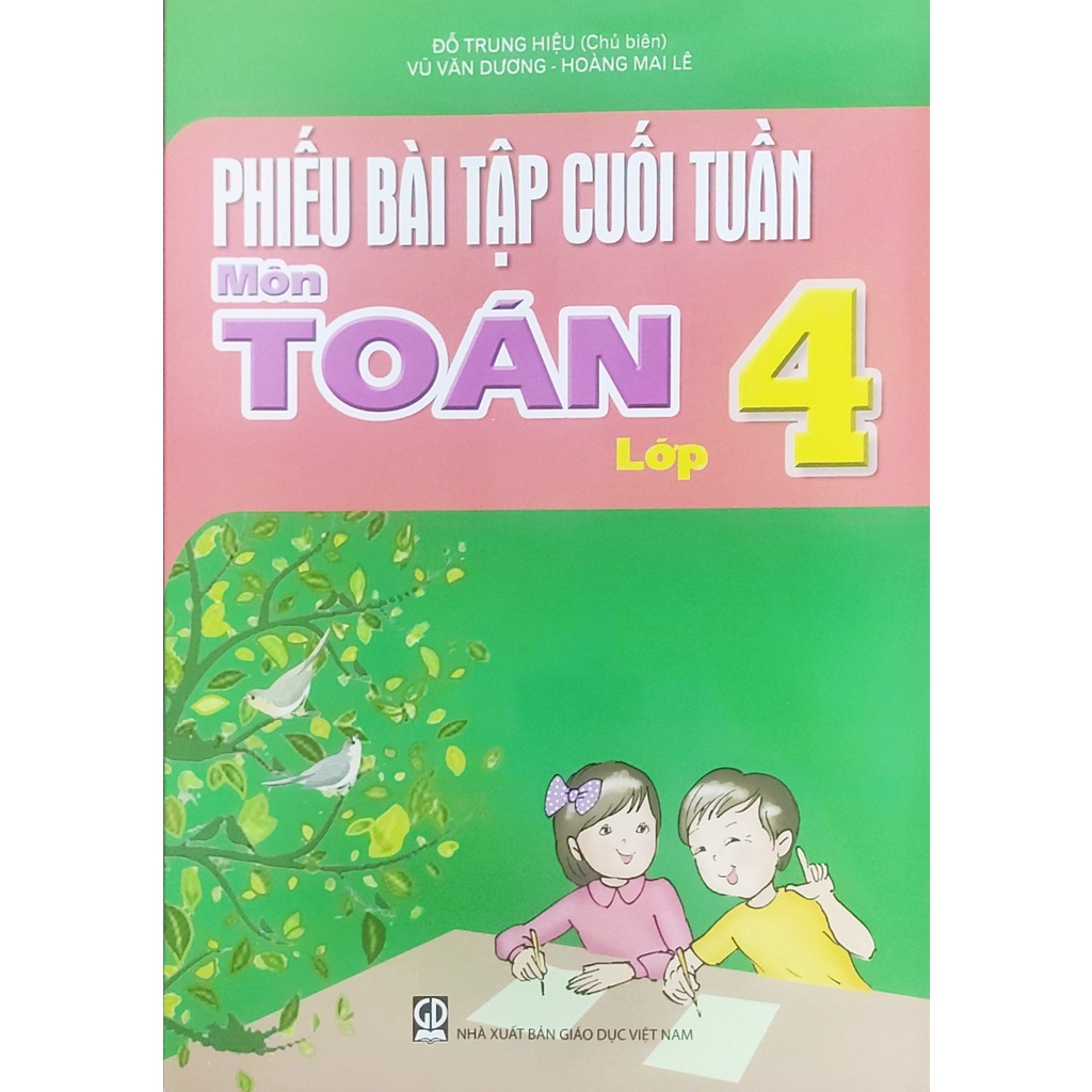 Sách - Phiếu bài tập cuối tuần môn Toán lớp 4