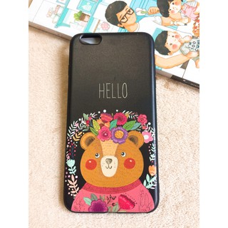 Ốp iphone 7/8 plus gấu hồng