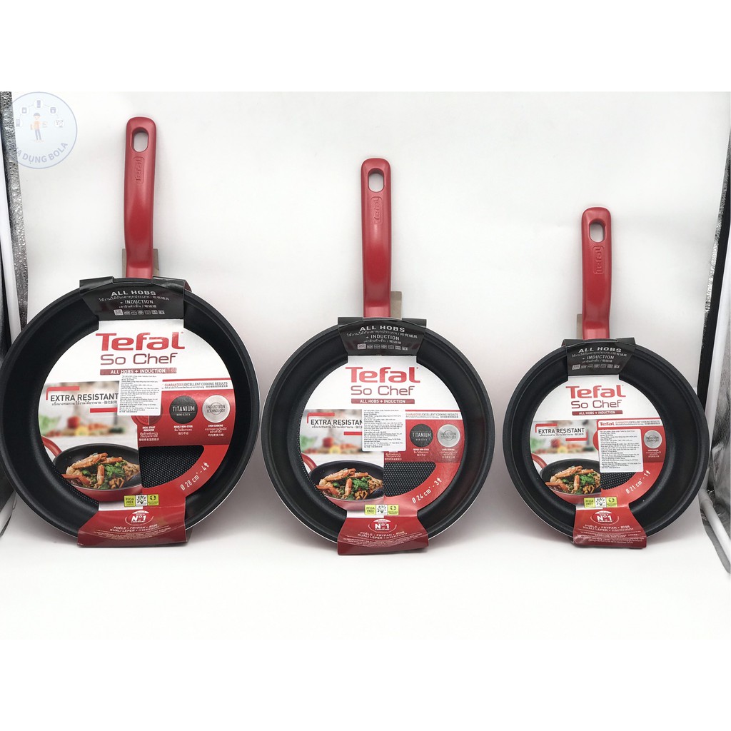 Chảo chiên Chống Dính Đáy Từ Tefal So Chef xuất xứ Pháp - Bảo Hành Chính Hãng 24 tháng