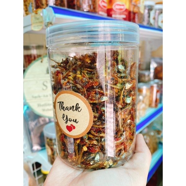 Cá cơm Kim giòn rim tỏi ớt cay 250g