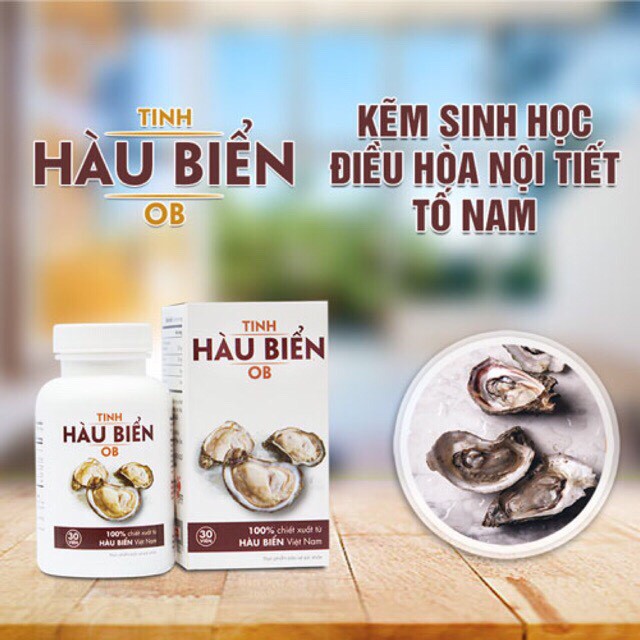 Hàu Biển OB - Bổ thận nam, tăng cường sinh lý nam giới. Giúp bổ thận tráng dương, cải thiện xuất tinh sớm, yếu sinh lý