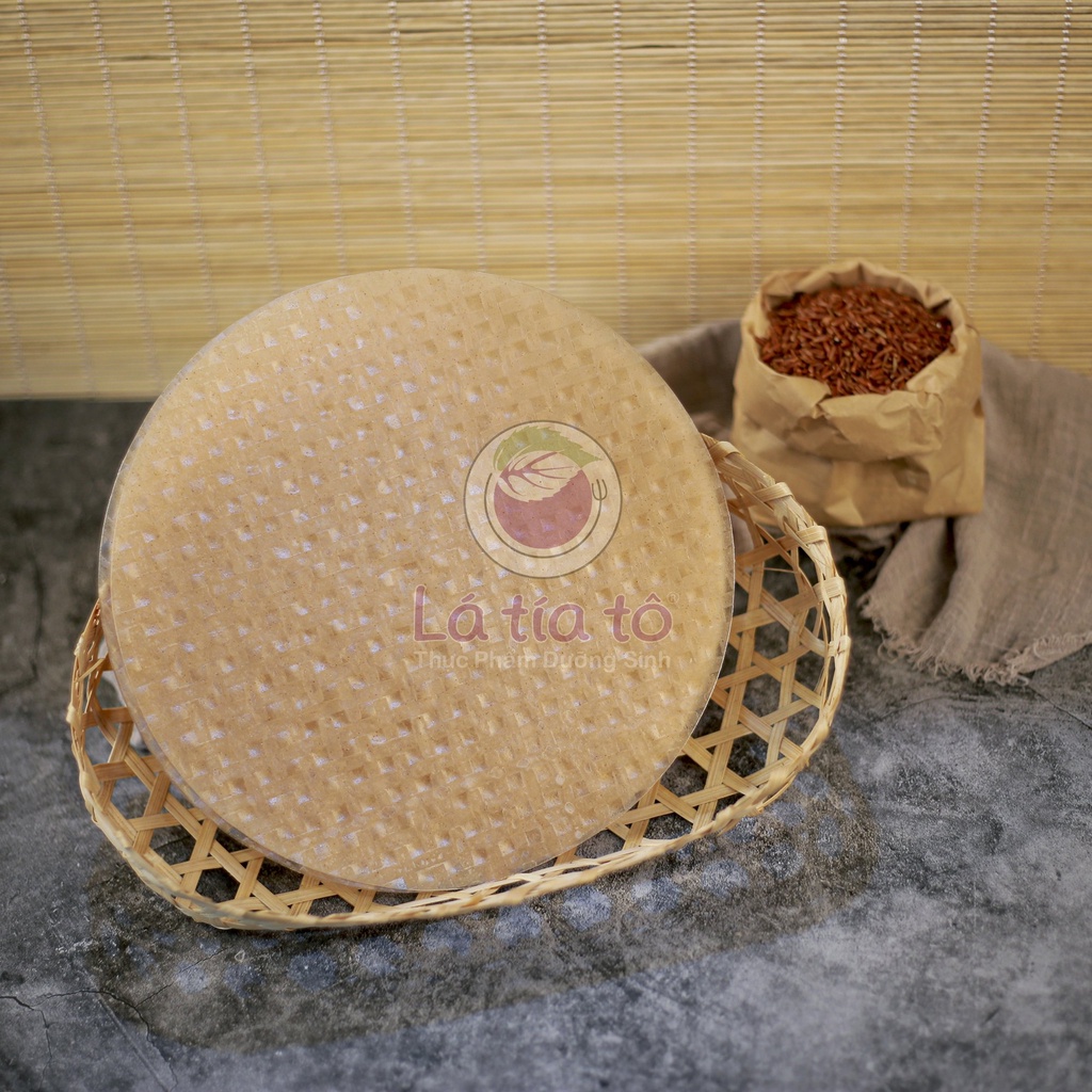 BÁNH TRÁNG GẠO LỨT 400gr - LÁ TÍA TÔ