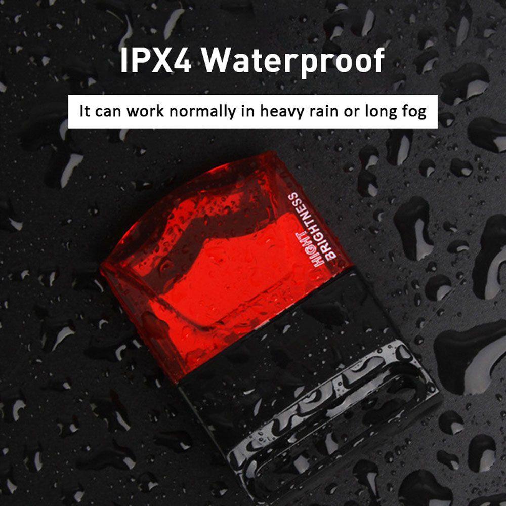 PATRICIA Đèn Đuôi Xe Đạp Leo Núi Kèm Nam Châm Điện Từ Siêu Bền Tiện Dụng