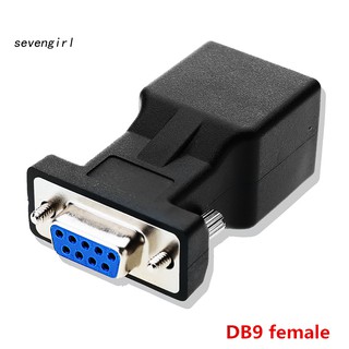 Đầu Nối Chuyển Đổi Rs232 Db9 9-pin Female Sang Rj45 Female