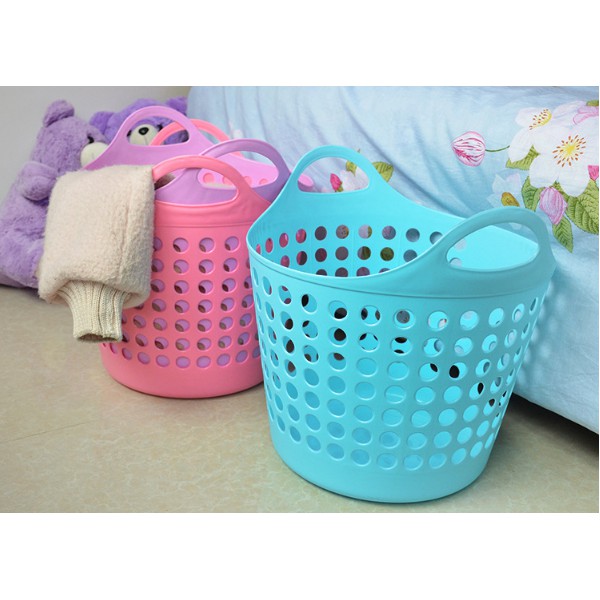 [Giao màu ngẫu nhiên] Giỏ đựng đồ giặt Homestar 40x40x40cm (Nhập khẩu và phân phối bởi Hando)