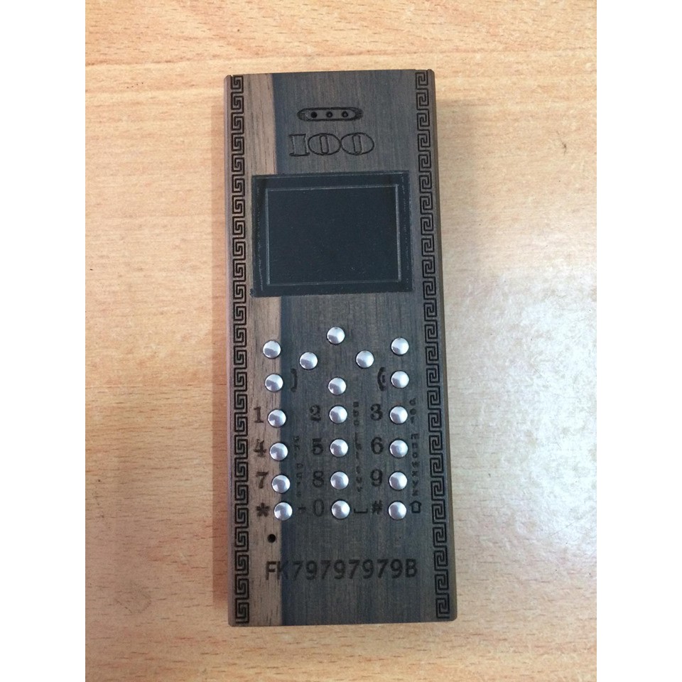 Điện thoại Nokia 1202 vỏ gỗ mun nhiều mẫu độc lạ