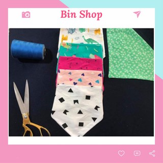 Yếm Cúc Bấm Chất Coton Mềm Mịn Cho Bé Bin Shop
