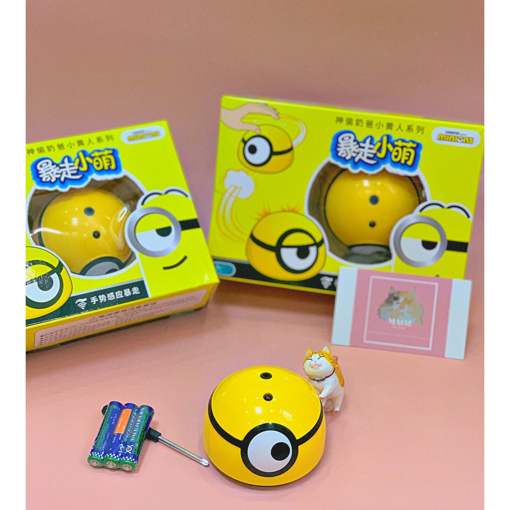 ĐỒ CHƠI CẢM BIẾN MINION CHO CHÓ MÈO