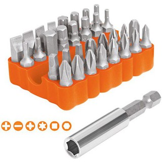 Bộ phụ kiện vặn vít 33 chi tiết truper - 17788