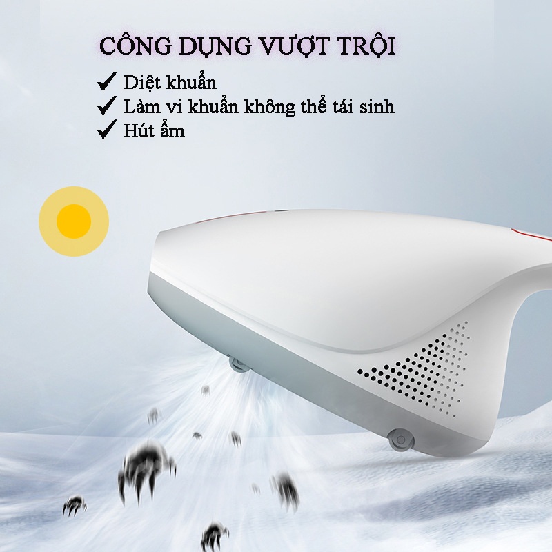 Máy Hút Bụi Giường, Hút Bụi  Diệt Khuẩn UV, Hút Bụi Khử Khuẩn Đệm Sofa XIAOMI DEERMA CM800