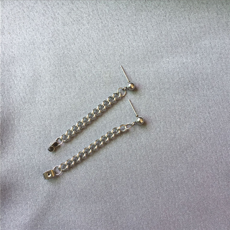 Khuyên Tai Dạng Chuỗi Cá Tính Độc Đáo Phong Cách Punk