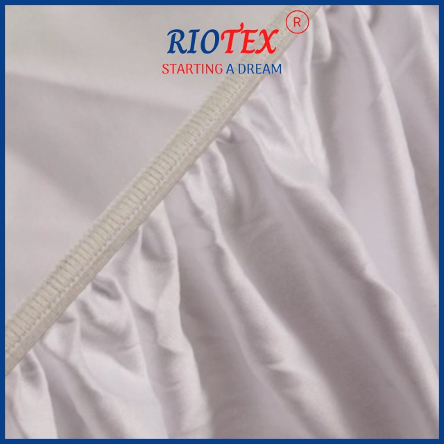 Ga chống thấm cotton cao cấp RIOTEX, drap chống thấm cotton cho bé nằm trực tiếp, không nóng bí, không sột soạt