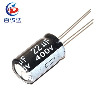 20 Cái / bộ 400v 22UF 22UF400V 13 * 20 Tụ Điện Phân 400v 22UF Nhôm Tụ Điện Phân
