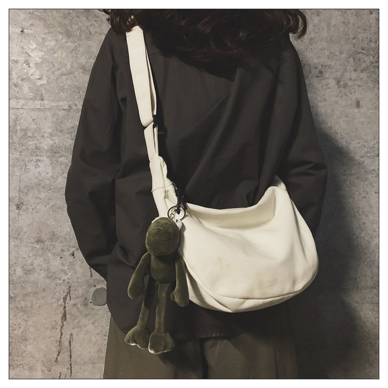 Túi Đeo Chéo canvas thời trang hàn quốc, dành cho học sinh đi học , đi chơi | BigBuy360 - bigbuy360.vn