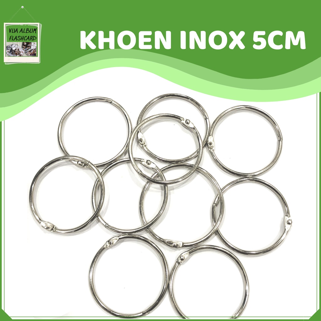 Khoen tròn inox không rỉ 5cm