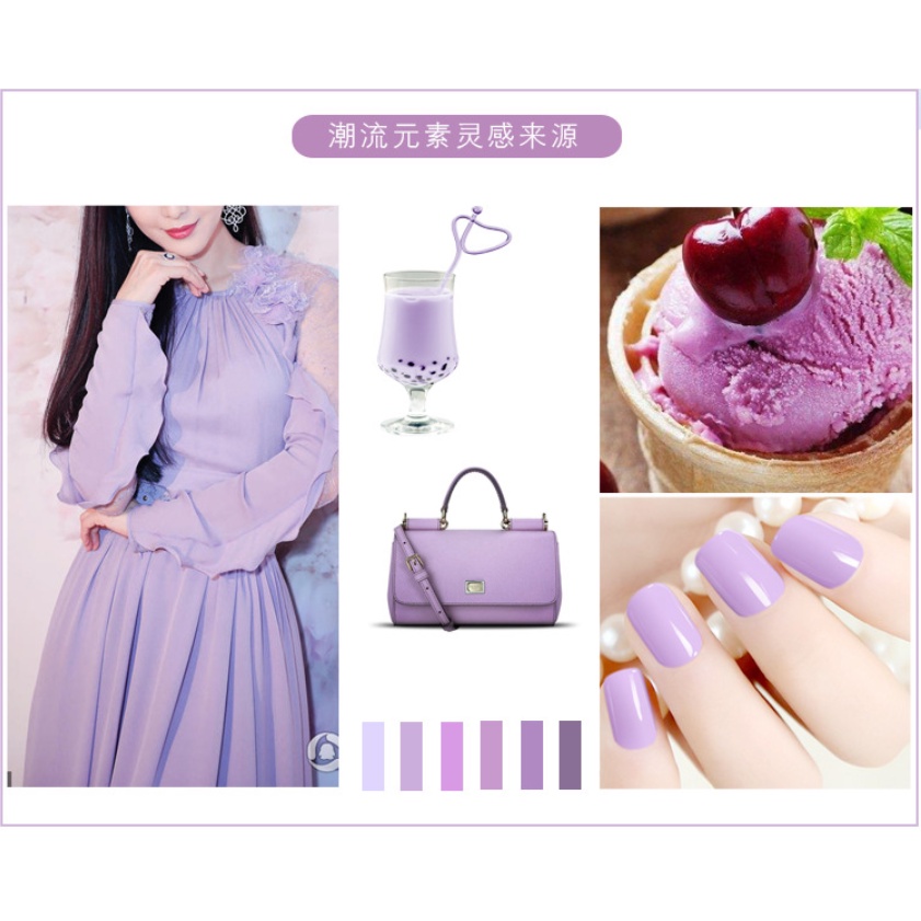 Sơn Gel AS Màu Tím Mã XY 15ml Chính Hãng