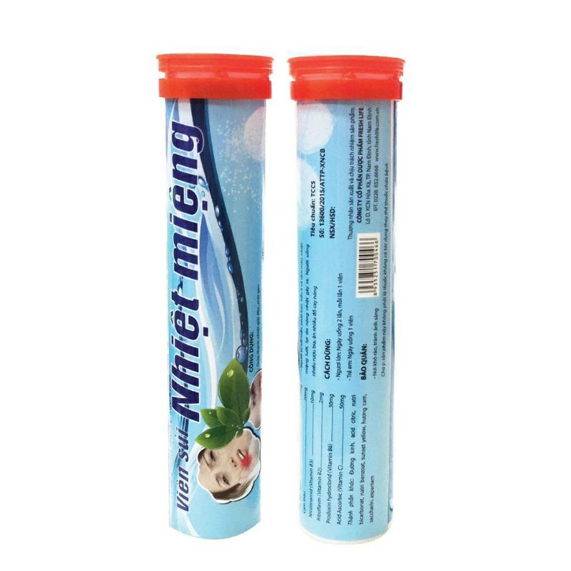 Sủi nhiệt miệng tuyp 20 viên