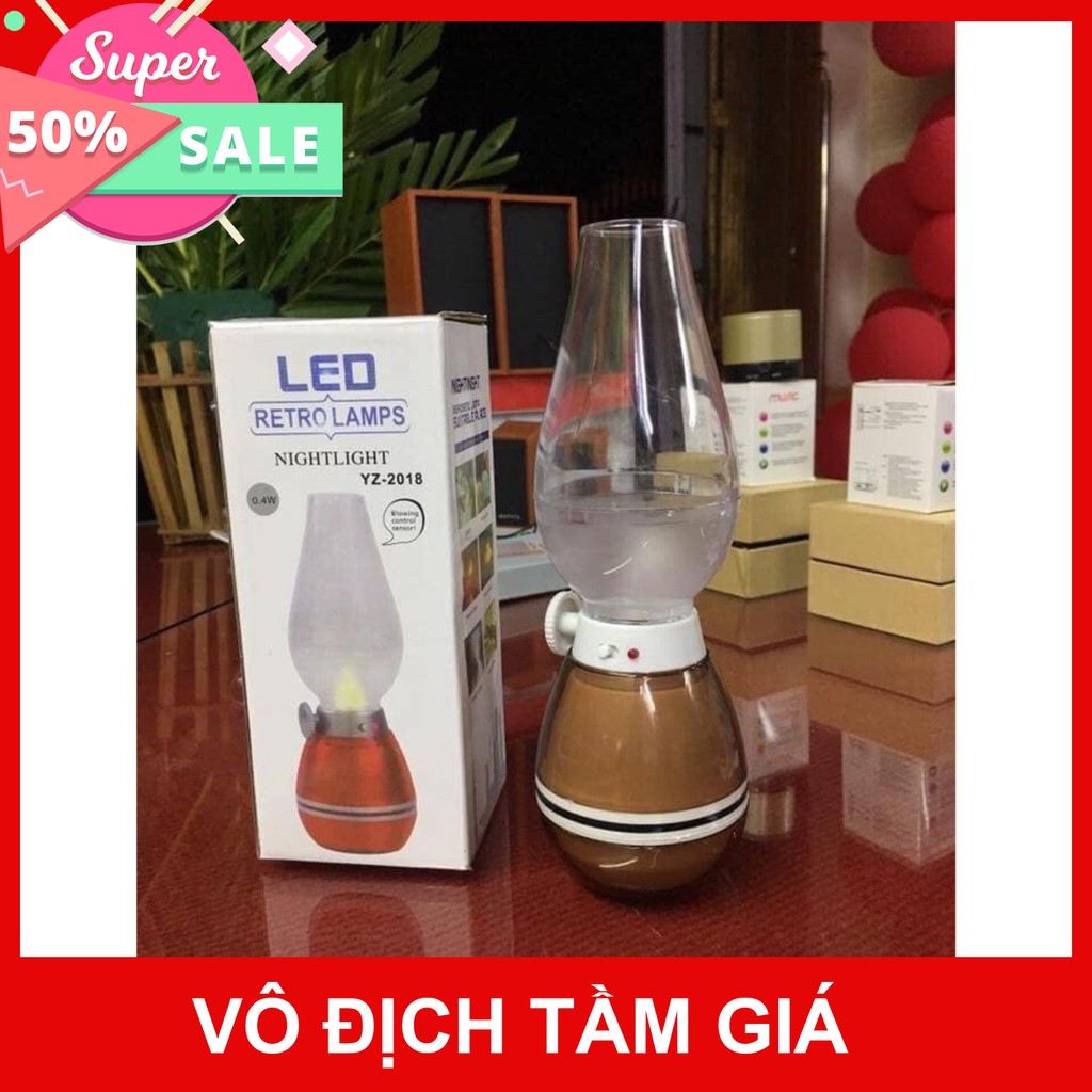 [FREESHIP] Đèn Dầu cảm ứng Điện Tử LED Thổi Tắt khí bật. rẻ như bán sỉ 100% mua ngay giảm giá 50% cho khách hàng