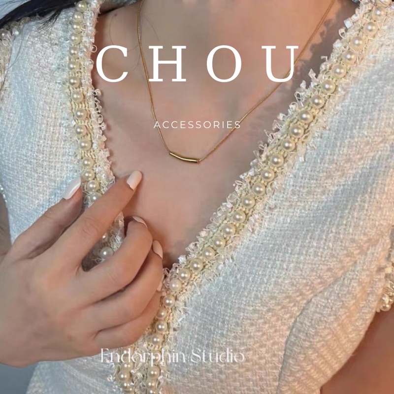 Dây Chuyền Titan Hình Ống Trúc | CHOU ACCESSORIES |
