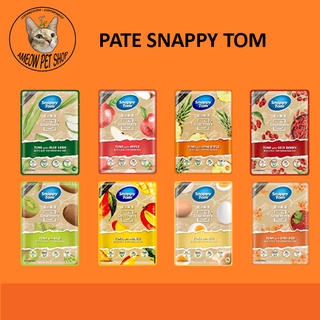 Combo 12 gói pate snappy tom trái cây mix đủ vị cho mèo