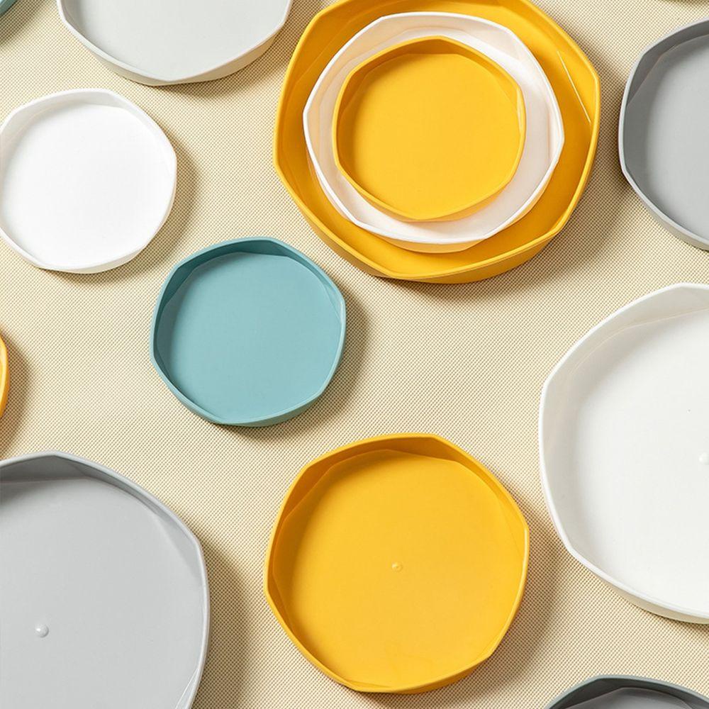 Khay Nhỏ Giọt Dày Dặn Bằng Nhựa Resin Dùng Trồng Hoa Trong Nhà / Ngoài