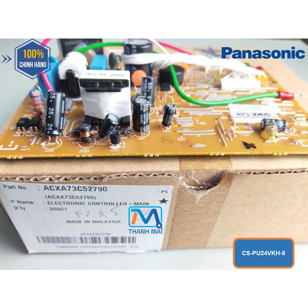 [Mã ELHA22 giảm 6% đơn 300K] bo khiển dàn trong máy lạnh Panasonic model CS-PU24VKH-8