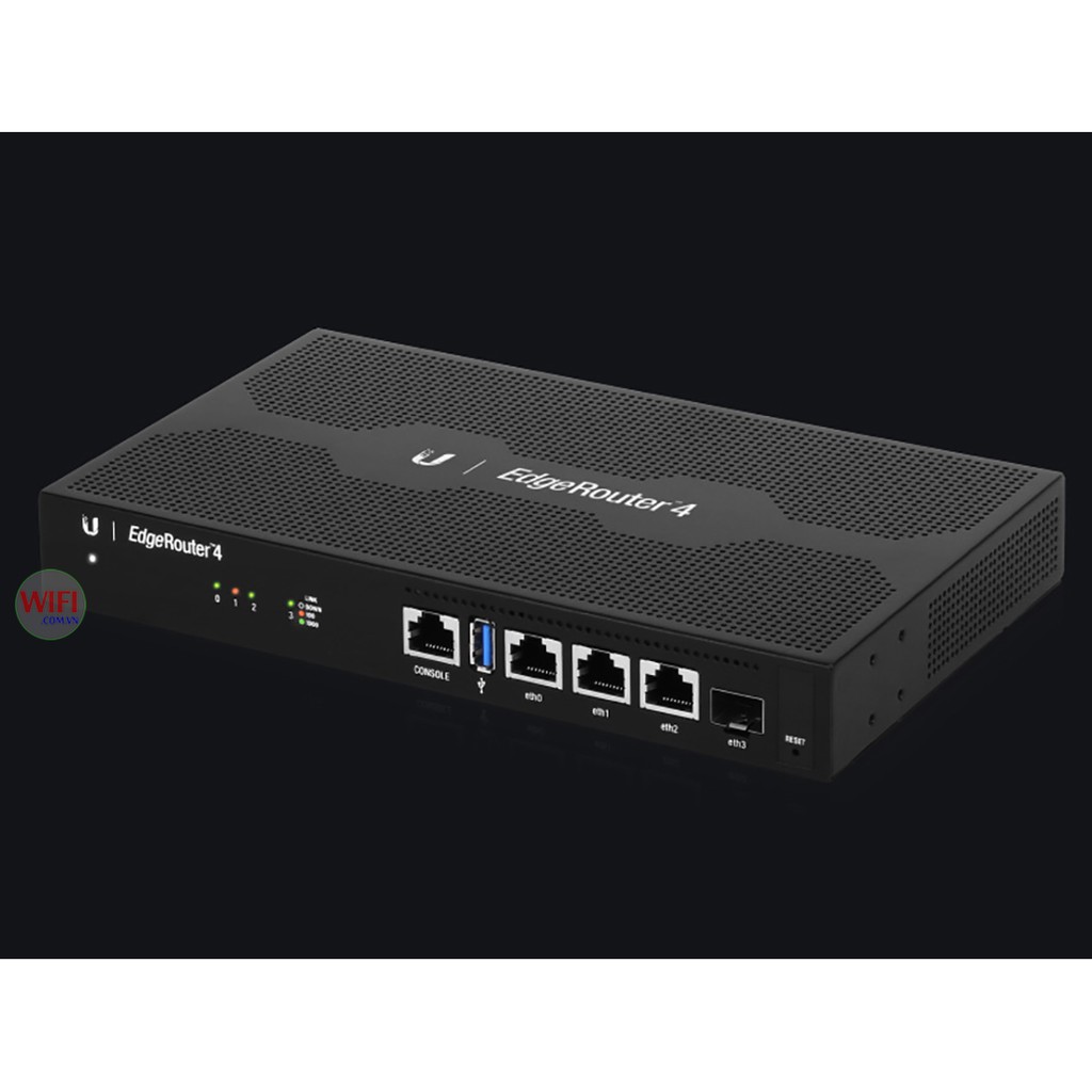 Router và Cân Băng Tải Ubiquiti EdgeRouter 4 - Hỗ Trợ 500 user đồng thời