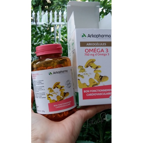 [Nội địa Pháp] Omega 3 Arkopharma lọ 180 viên
