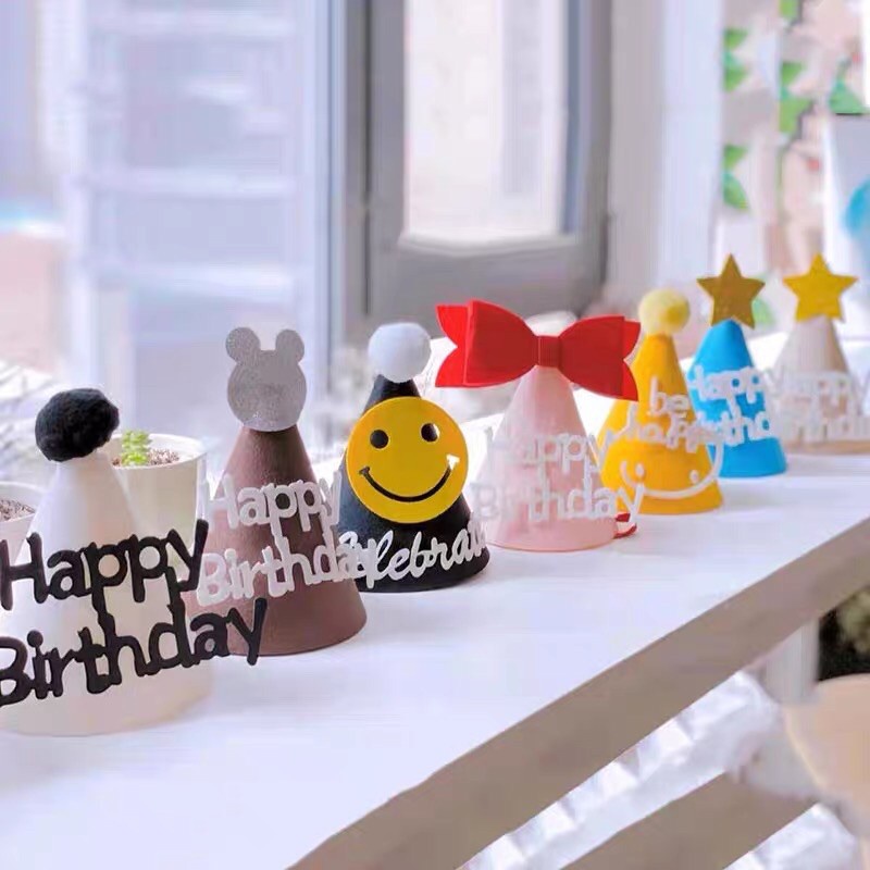 Mũ Sinh Nhật Thiết Kế Xinh Xắn Đáng Yêu