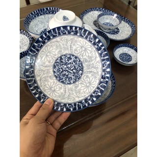 [Bán lẻ rẻ như bán buôn] Sỉ 2 chiếc đĩa cạn 7 (809) đường kính 18cm