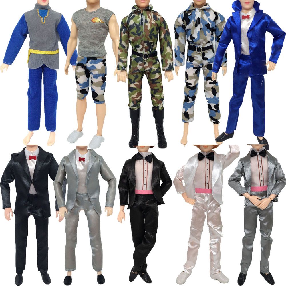 Bộ Quần Áo Nỉ 30cm Thời Trang Cho Búp Bê Nam