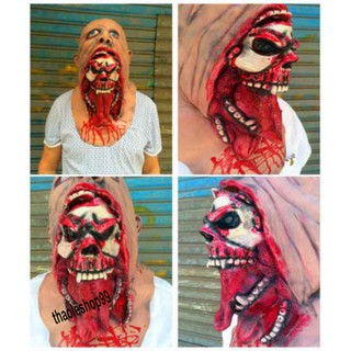 (nhiều mẫu) Mặt nạ cao su trùm đầu hình đâu lâu,zombie,ghost hóa trang độc đáo halloween,sự kiện,lễ hội