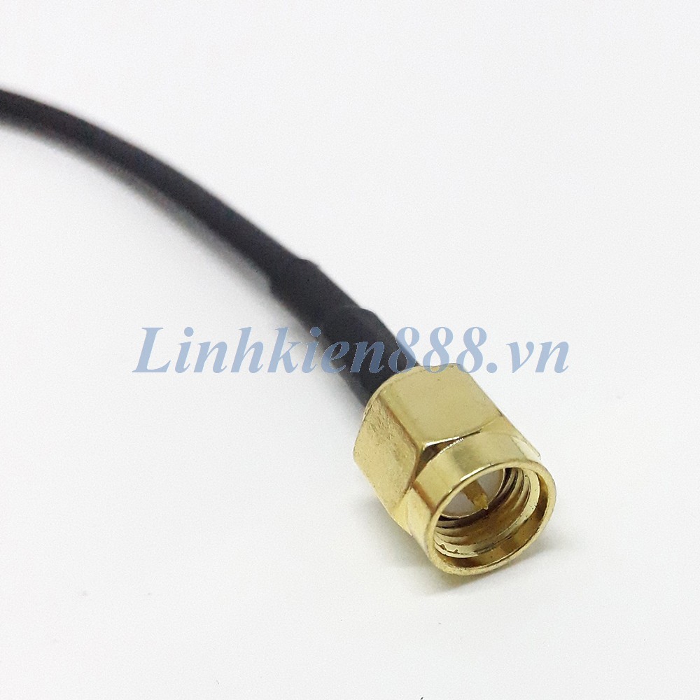 Cáp Nối Dài Anten Đầu Nối SMA Một Đầu Đực Một Đầu Cái Cáp RG174 dài 10m
