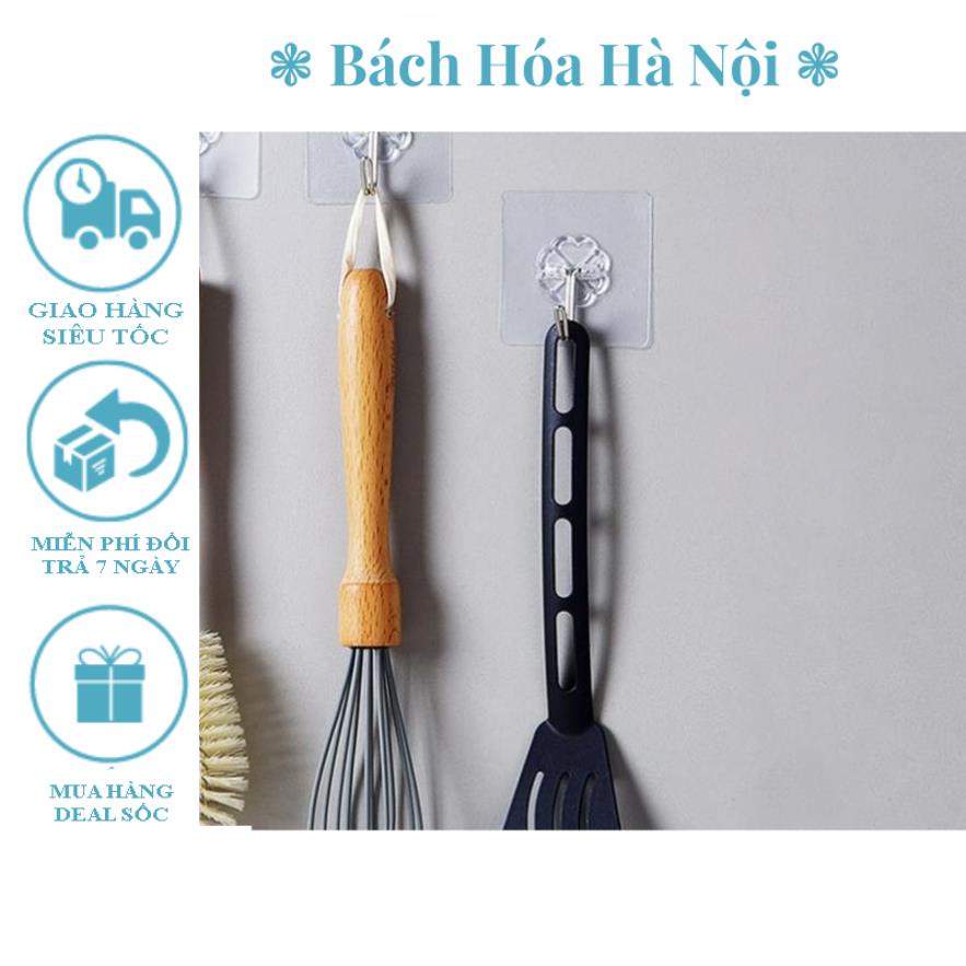 Móc Dán Tường Loại 1 Trong Suốt Siêu Chịu Lực, Bám Chắc Tốt Chịu Lực Cao lên Đến 50 KG, Dễ Sử Dụng