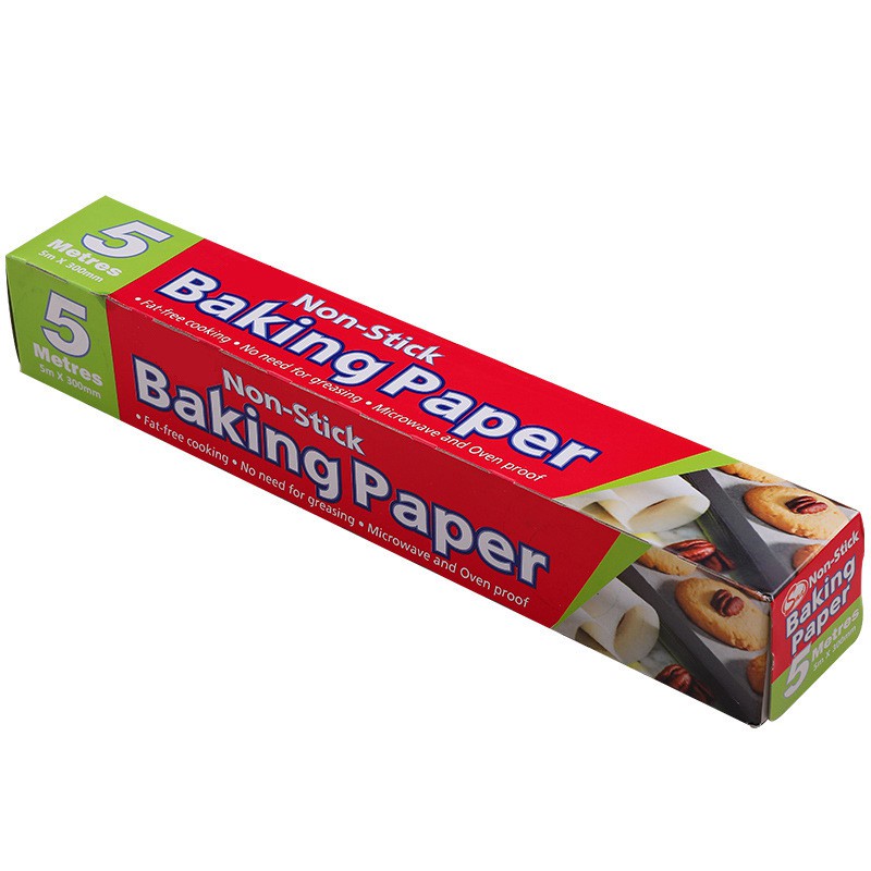 Giấy nướng lót nồi chiên không dầu BAKING PAPER hình báo trí mang đậm phong cách cổ điểm