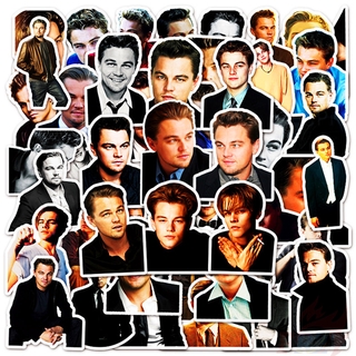 ❉ Sticker dán trang trí in hình Leonardo DiCaprio Series 02 ❉ Bộ 50 miếng dán decal thời trang
