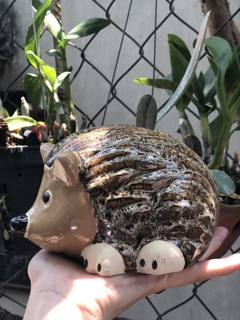 TƯỢNG GỐM CON NHÍM trang trí (size lớn)🦔