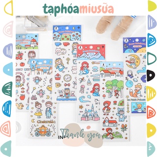 Set 2 tấm sticker Infeel.me chống nước cute xỉu - MiuSua