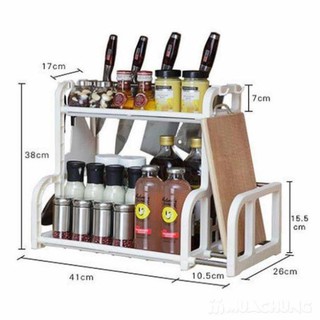 Kệ nhà bếp 2 tầng tiện ích Tashuan TS3623 - kệ gia vị tiện dụng
