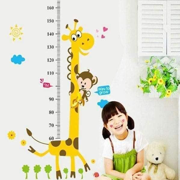 DECAL DÁN TƯỜNG ĐO CHIỀU CAO