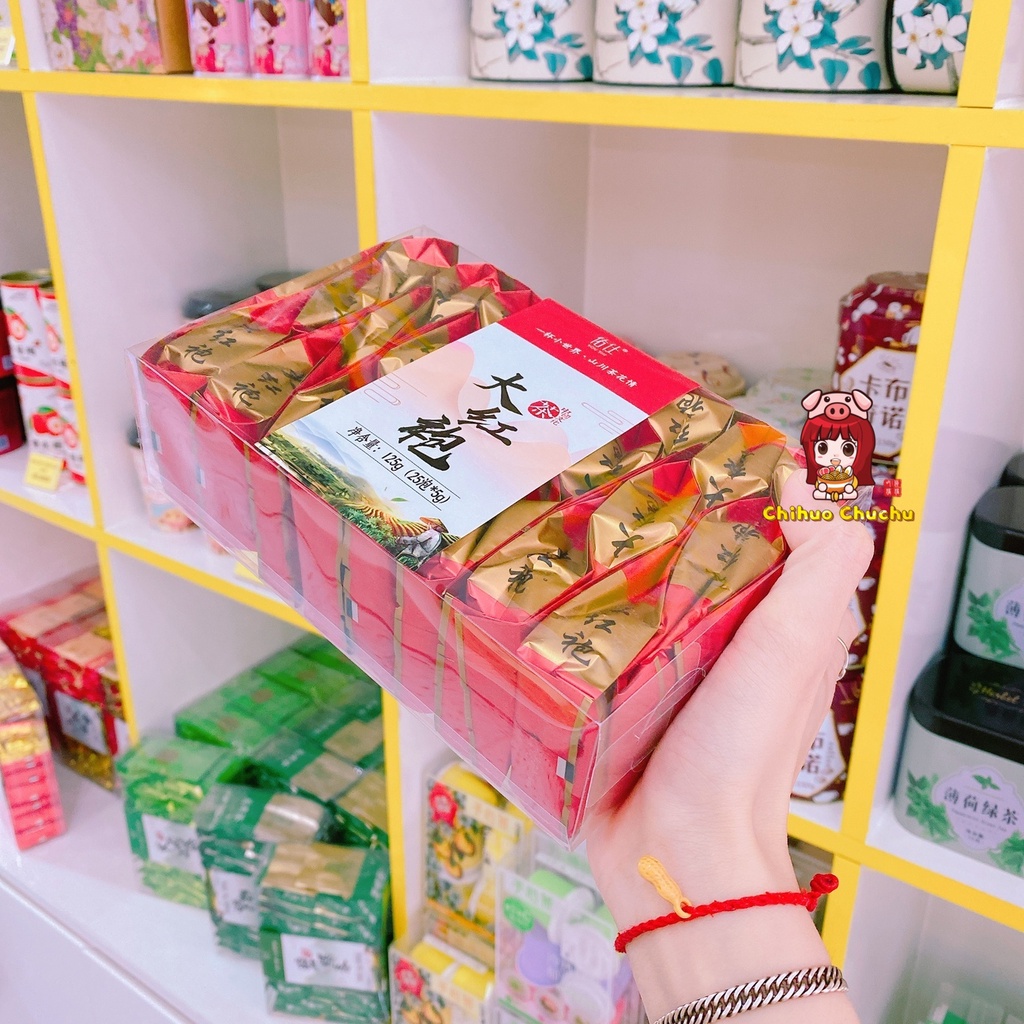 Trà Trung Hoa hộp nhựa gói riêng lẻ tiện lợi