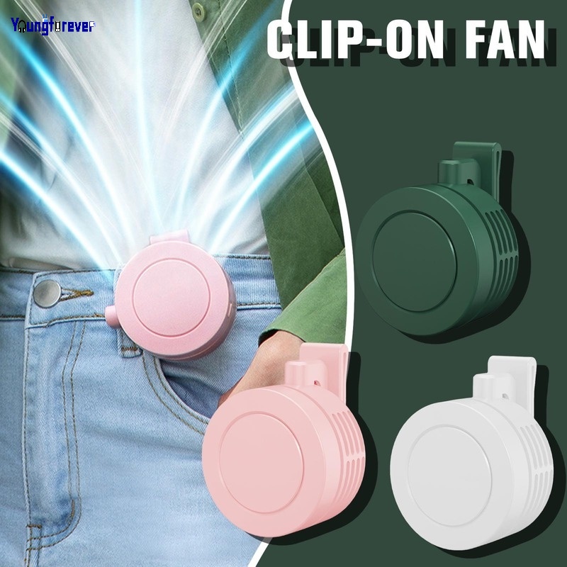 Quạt Làm Mát Không Cánh 3 Tốc Độ Tùy Chỉnh Kèm Sạc USB Tiện Dụng Cho Văn Phòng/ Du Lịch