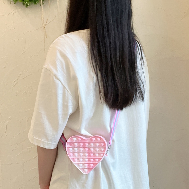 Hàng Có Sẵn Love Pop It Túi Bong Bóng Đồ Chơi Cầm Tay Hình Trái Tim Giải Tỏa Căng Thẳng Dành Cho Trẻ Em