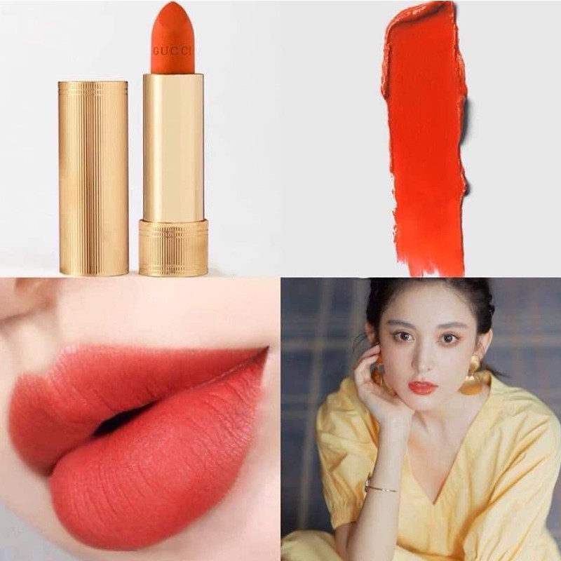 ❤️Hàng mới về❤️ Chính Hãng Son Gucci Matte/Satin. chất son lì hoàn hảo, siêu mịn, che được hết các khuyết điểm của môi